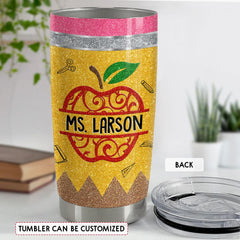 Personalized Tumbler For Teacher Big Heart To Shape Little Minds
