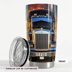 Personalized Tumbler For Trucker Nutrition Facts