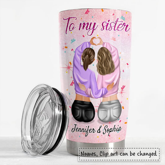 Personalized Tumbler Funny Gifts For Sister Bestie