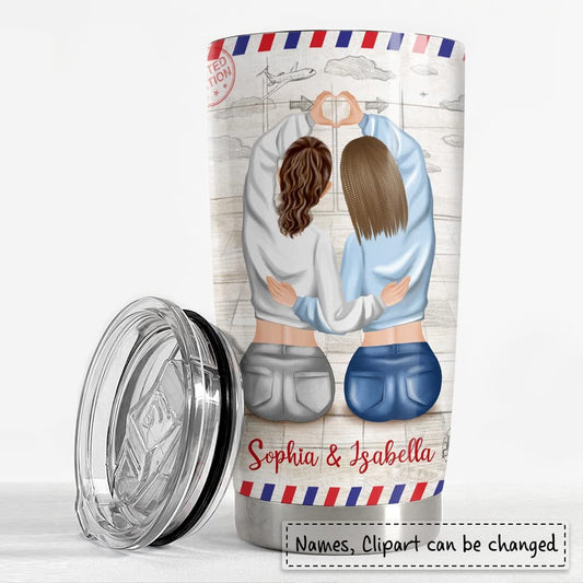 Personalized Tumbler Letter To My Bestie Custom Clothes For Bestie