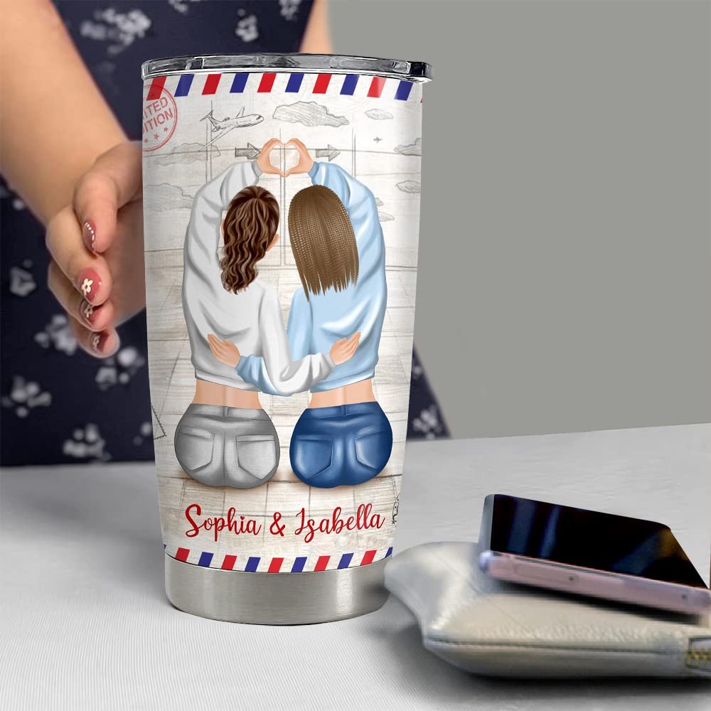 Personalized Tumbler Letter To My Bestie Custom Clothes For Bestie