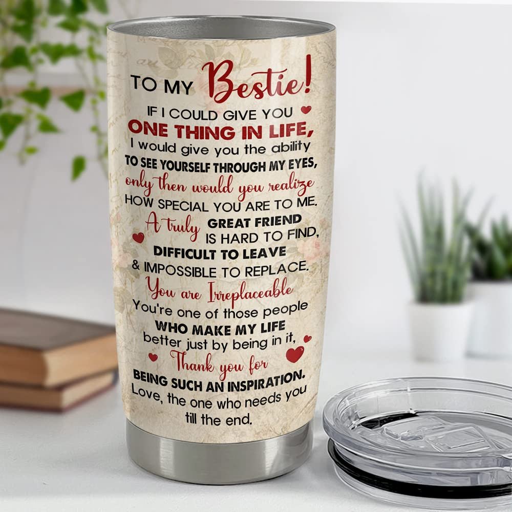 Personalized Tumbler To My Bestie A Truly Great Friend For Soul Sister