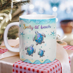 Personalized Turtle Mug Salty Lil Beach