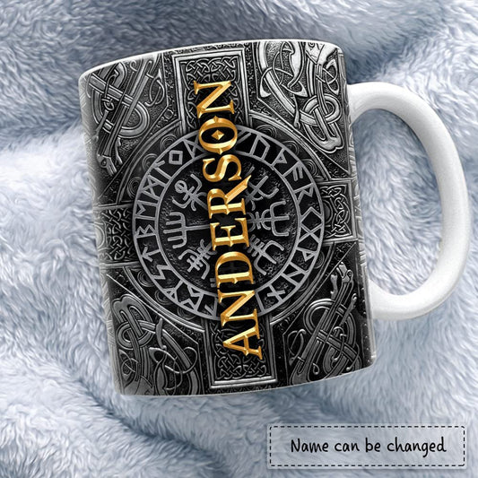 Personalized Viking Pattern Mug Dragon Mug