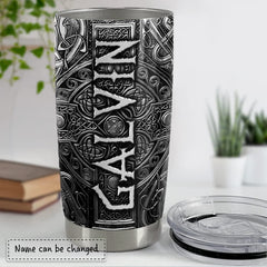 Personalized Viking Tumbler Wolf And Raven Animal Lover Best Gift