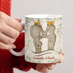 Personalized Wife Mug King And Queen Couple