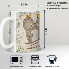 Personalized Wife Mug King And Queen Couple