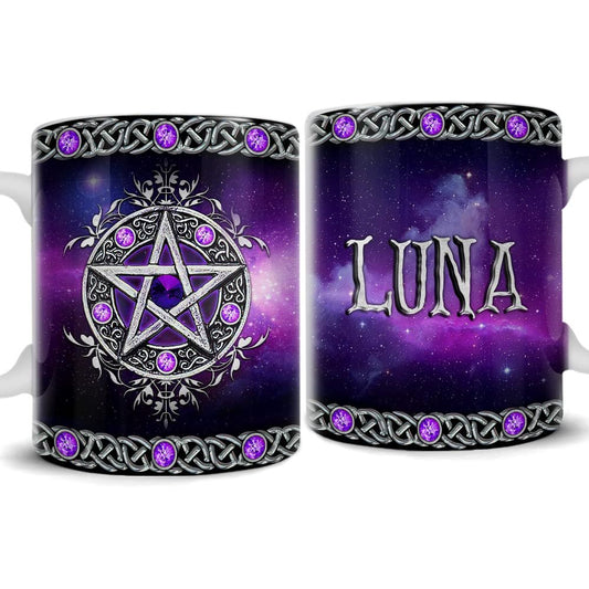 Personalized Witch Star Mug With Custom Name