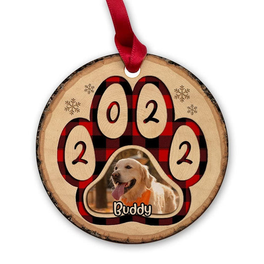 Personalized Wood Dog Ornament For Dogs Lovers