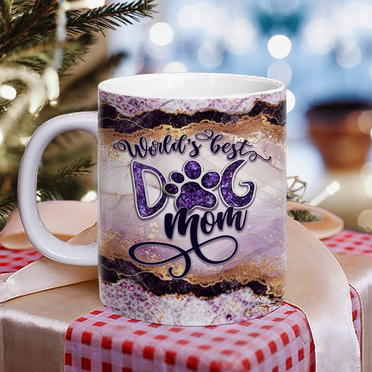 Personalized World's Best Dog Mom Mug