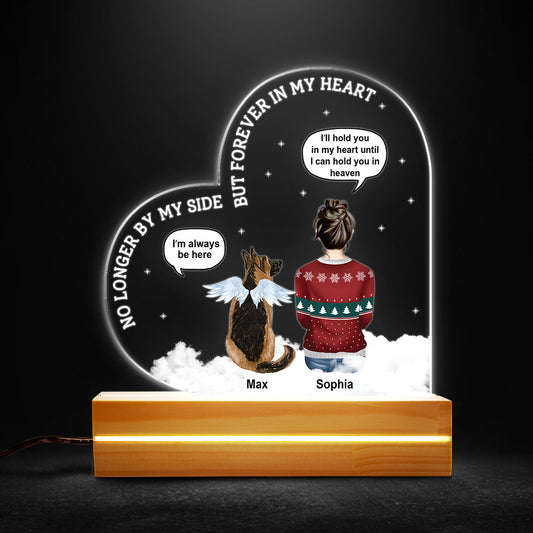 Pet Memorial Forever In My Heart Personalized Led Night Light