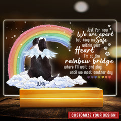 Rainbow Bridge Memorial Pet Personalized Led Night Light