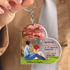 Romantic Gift Personalized Keychain for Couple