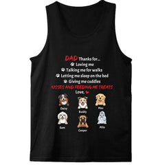 Thank You Dad Personalized Shirt For Dog Dads