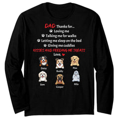 Thank You Dad Personalized Shirt For Dog Dads