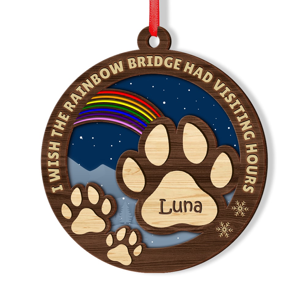 The Rainbow Bridge Personalized Ornament
