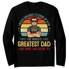 The World's Greatest Dad Personalized Shirt