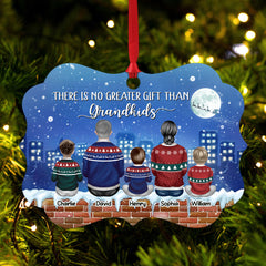 There Is No Greater Gift Than Grandkids Personalized Ornament