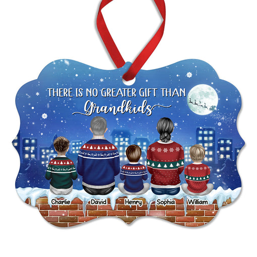 There Is No Greater Gift Than Grandkids Personalized Ornament