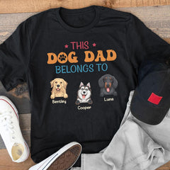 This Dog Dad Belong To Personalized Shirt