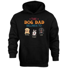 This Dog Dad Belong To Personalized Shirt