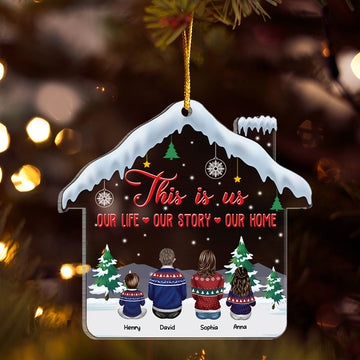 This Is Us Our Life Our Story Our Home Personalized Ornament