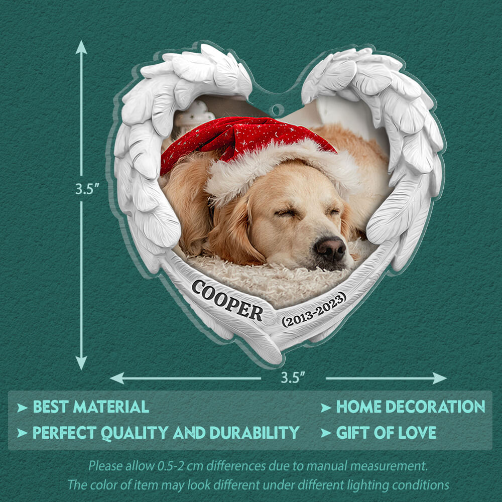 You Are Always in My Heart Personalized Photo Ornament