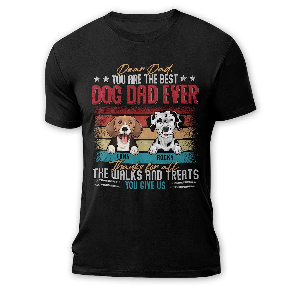 You Are The Best Dog Dad Ever Personalized Shirt