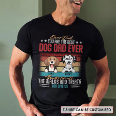 You Are The Best Dog Dad Ever Personalized Shirt