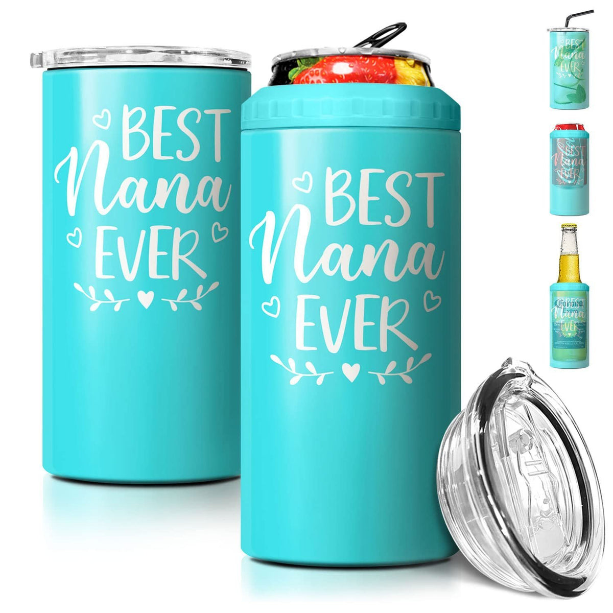 Best Nana Ever Can Cooler Gift For Grandma On Birthday Mother's Day