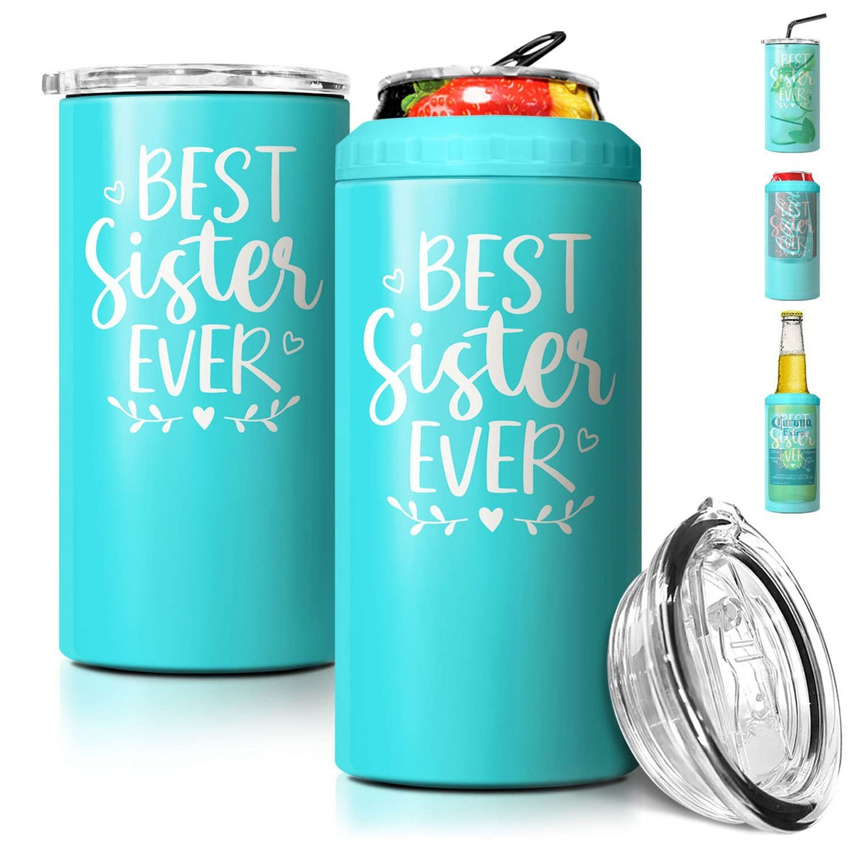 Best Sister Ever Can Cooler Gifts For Sister Bestie On Birthday