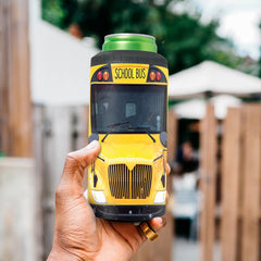 Bus Driver Can Cooler School Bus Koozie Gift On Back To School