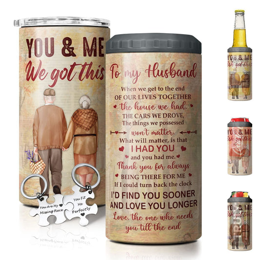 Can Cooler Gift For Husband You And Me We Got This On Anniversary