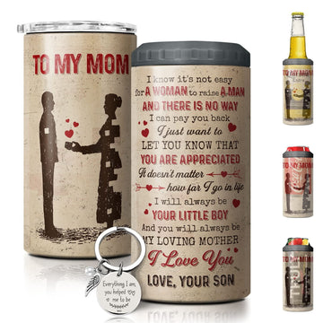 Can Cooler Gift For Mom From Son To My Mom Can Cooler On Mother's Day