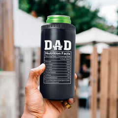 Dad Nutrition Facts Can Cooler Dad Gifts On Father's Day Birthday