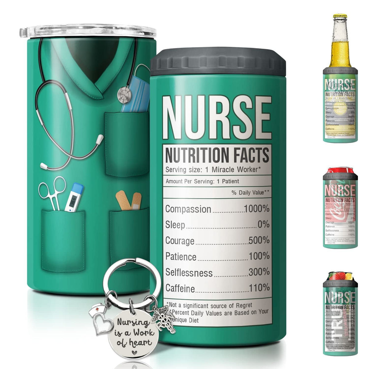 Nurse Nutritional Facts Can Cooler Gifts For Nurse On Birthday