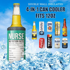 Nurse Nutritional Facts Can Cooler Gifts For Nurse On Birthday