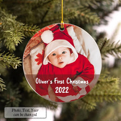 Personalized Acrylic Baby's First Christmas Ornament