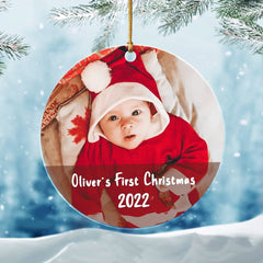 Personalized Acrylic Baby's First Christmas Ornament