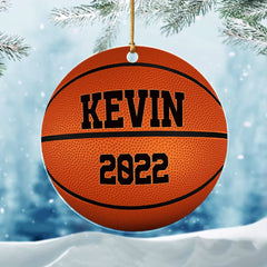 Personalized Acrylic Basketball Ornament Christmas Gift