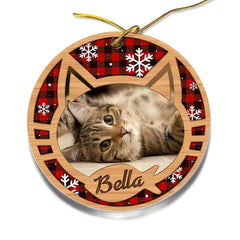 Personalized Acrylic Cat Ornaments Cat Custom Photo