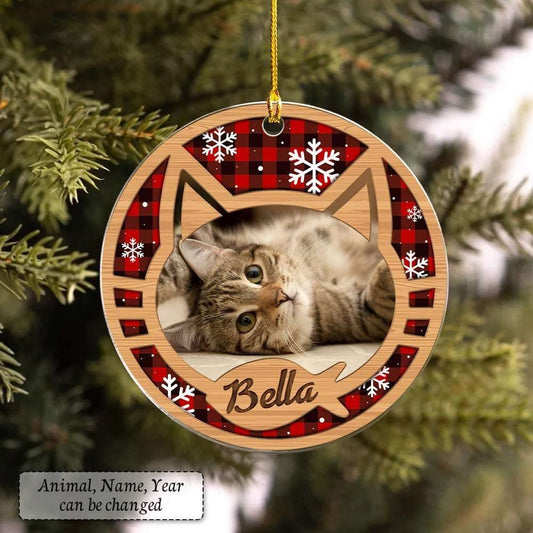 Personalized Acrylic Cat Ornaments Cat Custom Photo