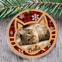 Personalized Acrylic Cat Ornaments Cat Custom Photo