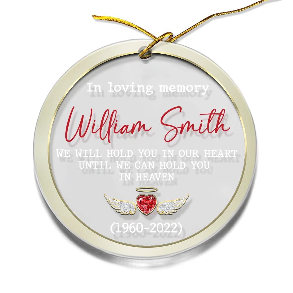 Personalized Acrylic In Loving Memory Ornament Jewelry Style