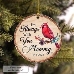 Personalized Acrylic Memorial Ornament Christmas In Heaven