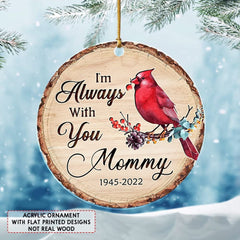 Personalized Acrylic Memorial Ornament Christmas In Heaven