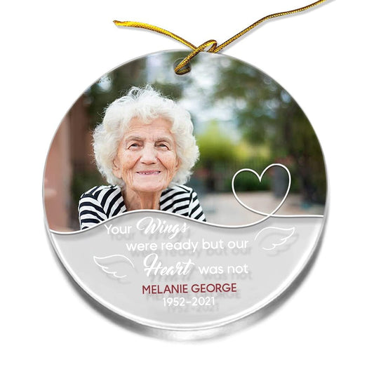 Personalized Acrylic Memorial Ornament Grandma Christmas