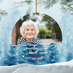 Personalized Acrylic Memorial Ornament Grandma Christmas