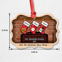 Personalized Aluminum Christmas Stockings Ornament Gift