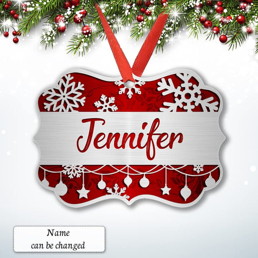 Personalized Aluminum Name Hanging Ornament